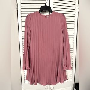H&M retro swing dress with pleats